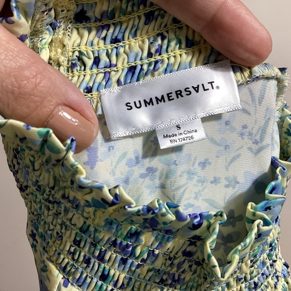 Summersalt The All Dressed Up Floral Dress Small - Picture 14 of 16